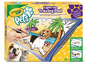 CRAYOLA Pets - Tableau lumineux, Dessinez votre Propre Chiot et Créez des Sketches Amusants, Idée Cadeau, Âge Conseillé: à Partir de 6 Ans, 04-1034