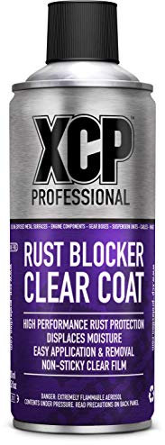 XCP Rust Blocker CLEAR COAT - High Performance Rust Protection Spray 400ml Aerosol Can