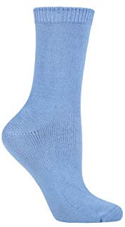 SockShop Lazy Panda Mens and Ladies Bamboo Socks Pack of 1 Light Blue 7-11