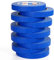 ADHES Blue Painters Tape Blaues Malerkrepp, 18mm x 55m x 10 Rollen, Malerklebeband kreppklebeband UV-beständig Kreppband Malerband für Malerarbeiten,Saubere Kanten,Keinerlei Rückstände