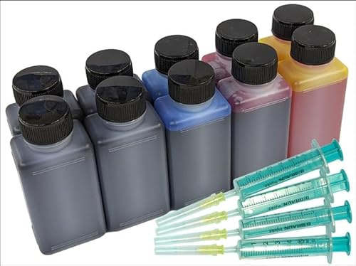 TiDis Druckertinte Nachfüllset für HP Officejet pro 8600 8610 8615 8620 8625