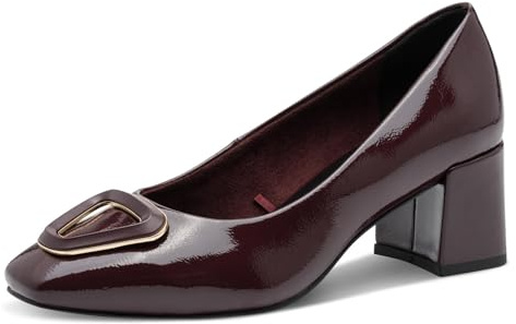 MARCO TOZZI Pumps 2-22425-45, Scarpe décolleté Donna, Bordeaux Pat, 37 EU