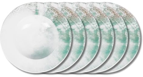 TABLE PASSION - Assiette à pâtes Islande 27 cm (lot de 6)