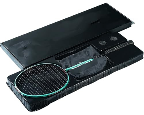 WANGBINGXING Badminton Set Raqueta de bádminton Profesional Fibra Carbono(1Pcs Black Boxed)