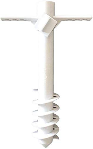 zaizai Soporte para sombrilla Beach - Soporte para sombrilla Beach, Parasol Anclaje de Arena Soporte de Anclaje a Tierra de Alto Rendimiento para Viento Fuerte