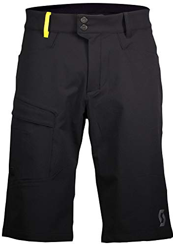 Scott M Support Ft Short Negro - Pantalones cortos de trabajo funcionales resistentes para hombre, talla XL, color negro, Negro