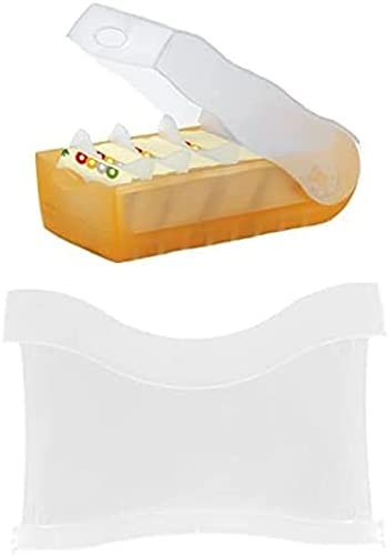 HAN Lernkarteibox CROCO, einfach Vokabeln lernen mit 5-Fächer-Lernsystem + HAN Stützplatte für Lernkartei Croco