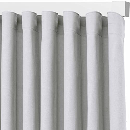 BINARI PER TENDE H26 RIMMEL ALLUMINIO PIATTO SOFFITTO BIANCO A STRAPPO CON SCIVOLI A ONDA PASSO 8 L.150