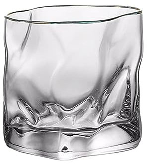 Creative Vinglas Kristallglas Whiskyglas Fyrkantiga Cocktailglas 280 ml/9,5 oz för bar