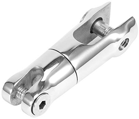 Conector de Ancla Giratorio, Accesorios de Barco Giratorio de Ancla de Acero Inoxidable para Cadena de 6-8 Mm Conector Giratorio de Ancla Giratoria para Arnés de Mano de Barco