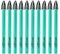 LEKOMESH Brocas para Albañilería Hormigón - 10 piezas 6mm Brocas Porcelanico de Carburo para Madera, Plástico, Mampostería, Cerámica, Hormigón, Mármol, Vástago Redondo