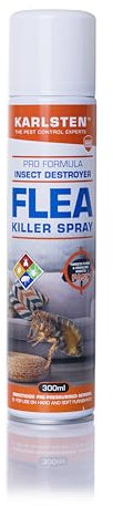 Karlsten Flea Spray For The Home Flea Treatment Killer Spray Kills Dust Mites & Bed Bugs Rapid Advanced Elimination Targets Fleas, Larvae, and Eggs for Complete Pest Control 300Ml