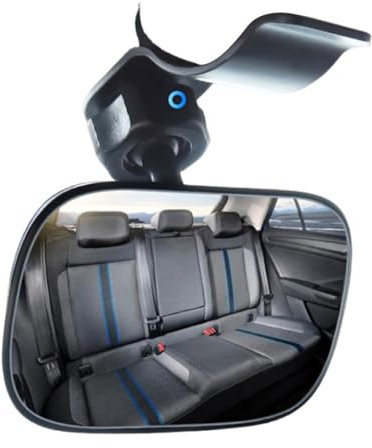 Specchio del sedile posteriore per bambino - specchio per auto regolabile specchio del sedile posteriore - specchio retrovisore a vista largo a sprofondamento, specchietti retrovisori, per i