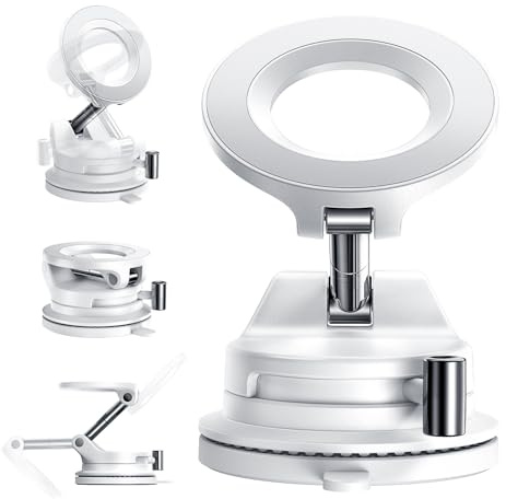 LISEN Magsafe magnetisk telefonhållare för din bil, vakuumtelefonhållare för bil, SuctionPro presentset, för iPhone 17 16 15 14 13