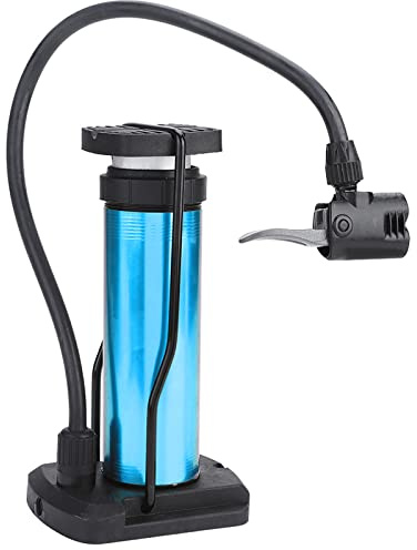 AOWINHIT Mini Bomba de Bicicleta, Bomba de Pie Portátil de Aluminio para Bicicletas, Motocicletas, Ideal para Inflar sobre la Marcha, 5 Colores