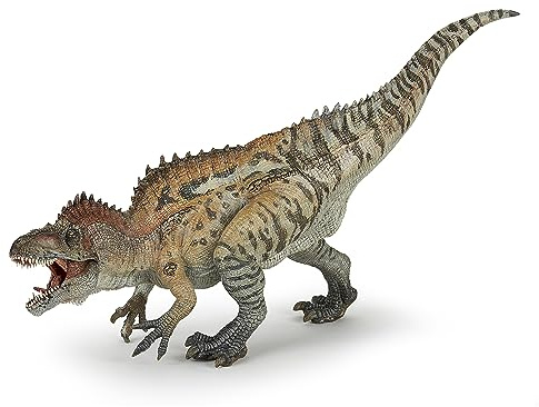 Papo - Statuina Acrocanthosaurus Realistica Giocattolo Bambino - 3+ - Collezione Dinosauri - Gioco Educativo Specie Preistoriche - Idea Regalo Giocattolo Bambina Bambino - 28 cm