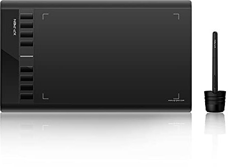 XP-PEN - Tableta gráfica Star03 V2 de 12 Pulgadas, 8 Teclas de Acceso Directo sin baterías a 8192 Niveles