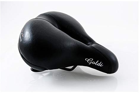 P&P pro cycling Goldi Berquemsattel, schwarz, Standard