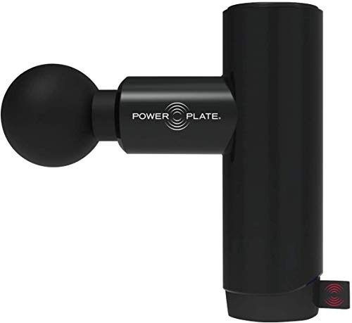 Power Plate® Mini+™ Black, Lightweight, Quiet Handheld Massager, with Carry Pouch and 5hrs Battery Life