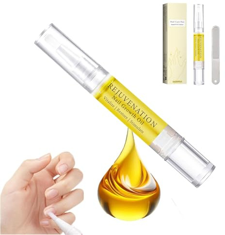 Cuticle Oil Pen for Nail Care - Repair Damaged Nails, Fast Growth Treatment with Keratin, Moisturizing Formula for Brittle & Weak Nails,Moisturize and Nourish Dry Nails and Cuticles (1)