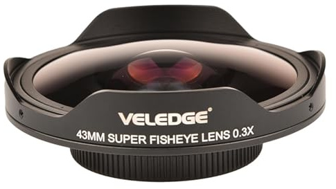 lmoikesz Vidvinkeladapter Objektiv ger oöverträffad skarp bildkvalitet Vidvinkelvideokameror Visual Horizons-videokameror Videoadapter, 43 MM