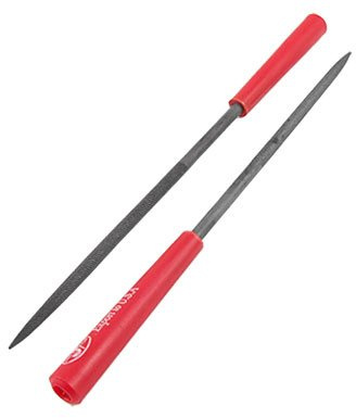 Aexit 10X Red Handle 4mm x 160mm Metal Round Rat Tail Files (d753e928889ff0d767bbb9f9ae516070)