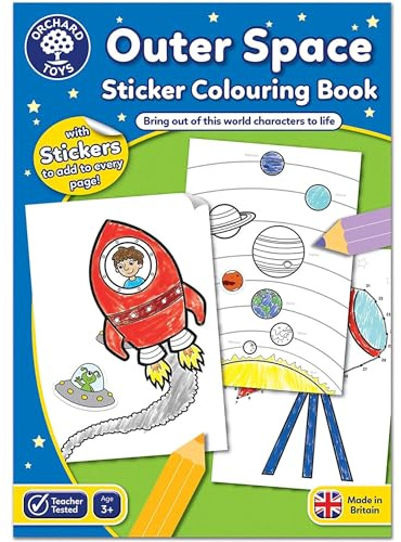 ORCHARD OUTER SPACE COLOURING BOOK, 21cm x 2cm x 29cm