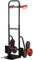 TEENO Klappbarer Sackkarre, Treppensteiger mit robustem Metallrahmen, 150kg Belastbarkeit, verstellbare Höhe 80-112cm