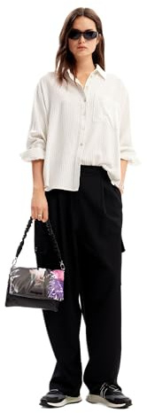 Desigual CAM_Butterfly, 1000 Blanco, L/XL