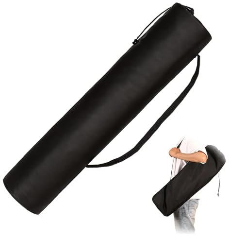 Knocery Housse de Parasol de Plage 125cm avec Poignée Résistante et Cordon de Serrage, Sac de Transport Imperméable en Polyester pour Parapluie de Plage et Accessoires de Voyage