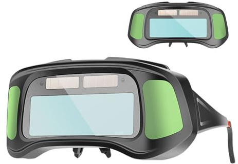 Doiyislem Gafas de Soldadura - Gafas de Seguridad para Soldar - con Protección Solar Antideslumbrante para Proyectos de Soldadura | Fabricación y Construcción