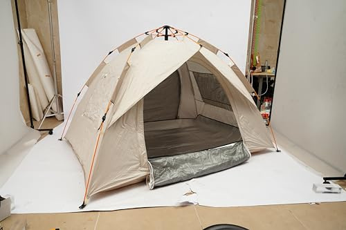 Tenda pop-up per 2-3 persone – Tenda da lancio automatica impermeabile con protezione UV UPF50+, montaggio rapido, tenda da spiaggia per campeggio e viaggi