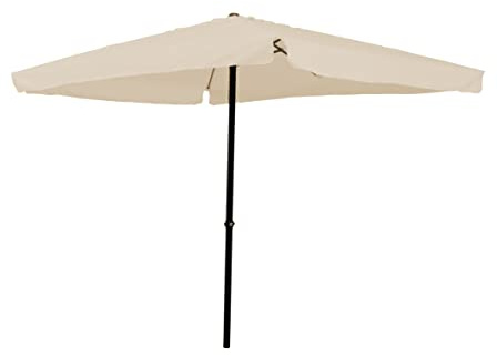 Linea Garden Friend Ombrellone 3x3 mt x 2,7 h mt Quadro Struttura in acciaio Con manovella Copertura in poliestere 160 gr/m² colore écru