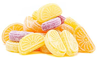 Orange-Zitrone Schnitten | Zitronen und Orangen Bonbons | Fruchtbonbons | Kräuterbonbons | Zitronen und Orangen Drops | Zitronenbonbon | Orangenbonbon | Gerüche-Küche | (500, Gramm)