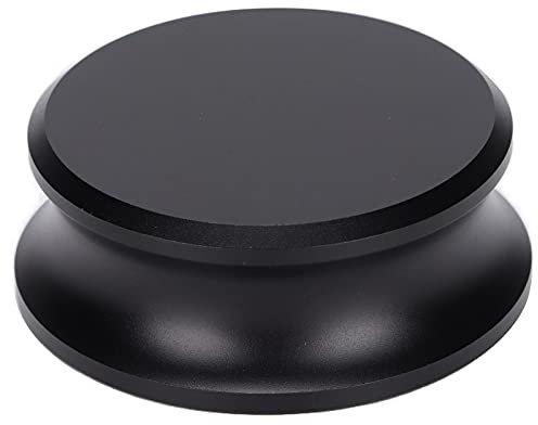 Vikt LP Skivstabilisator, Metall Vikt Stabilisator Skivspelare Skivskiva, Skivvikt LP Skivstativ Skivstabilisator för LP Skiva, Skivspelare, CD -spelare(svart)