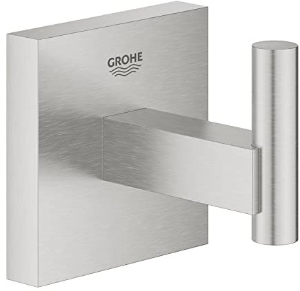 GROHE Start Cube - Bademantelhaken (verdeckte Befestigung, Material: Metall), supersteel, 40961DC0