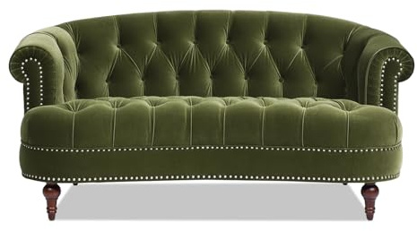 Jennifer Taylor Home La Rosa Victorian Chesterfield Loveseat