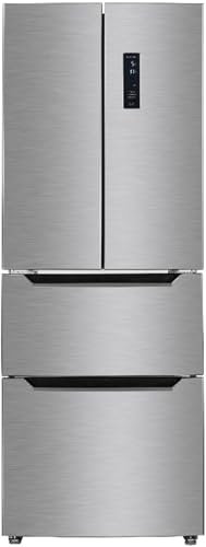 PKM KHFD350ENFIX Frenchdoor Kühlschrank – 320 L, NoFrost, TouchControl, Schubladen, Inox-Design