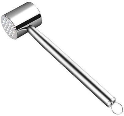 PIQIUQIU Attendrisseur à viande, marteau à viande double face en acier inoxydable 304 pour plaquer la viande et la rendre plus douce, plaque de viande pour escalopes, marteau pour taper la viande,