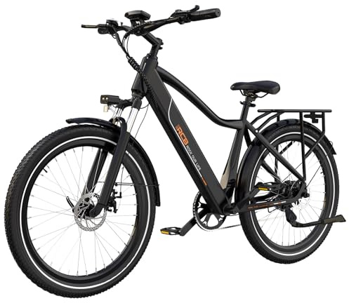 RCB G5 Electric Bike, 27.5 Adult E-Bike, 250W Motor,36V 13Ah, Max Speed 25 km/h, NFC/APP Unlock, Urban E Bike for Men and Women Commuter Riding