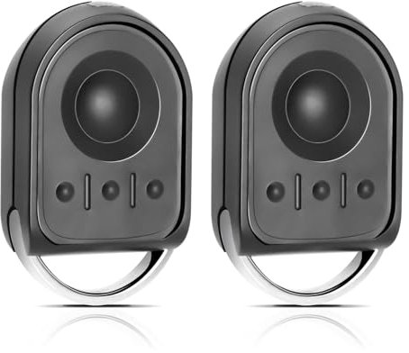 Remplacement Telecommande pour 1841064, Telecommande portail 433,42 MHz 4 Canaux Compatible avec Motorisation Portail et Porte de Garage(Lot de 2)