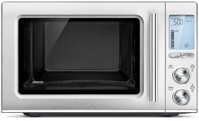 Breville BMO850BSS Smooth Wave Countertop Microwave Oven, Brushed Stainless Steel