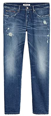 Tommy Jeans Scanton Slim BE251 FYDBCD Jeans para Hombre, Denim Dark, 30W/32L