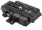 Andoer Kamera Schnellwechselplatte Professionelle, Videokamera Stativ Schnellspanner Adapter mit Schnellwechselplatte Kompatibel für Manfrotto 501 500 Ah 701HDV 503HDV Q5 Kopf