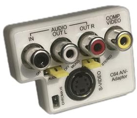 HoneyLans Commodore 64/128 AV Adaptor - S-Video Composite & 2ch Audio L/R