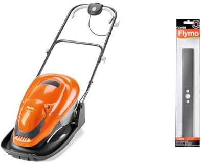 Flymo EasiGlide 330 V Hover Collect Lawn Mower - 1700 W Motor, 33 cm Cutting Width & FLY095 Metal Blade 33cm for SimpliGlide 330, EasiGlide 330/330V, EasiGlide Plus 330V - 529370790