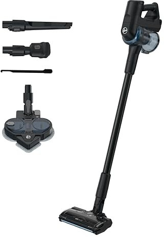 Hoover HF4 Hydro Cordless Vacuum Mop – 3-in-1 Stick Vacuum Cleaner and Floor Cleaner with Handheld Mode, up to 60 Min Runtime, Wet and Dry Vacuum Mop with LED Lights [HF401YH]