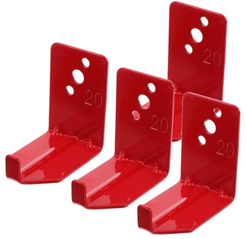 CTIRCHIU Supporto Per Estintore in Ferro a Forma Di l Con Gancio Da Parete Resistente, Set Da, Per Uffici, Magazzini e Automobili