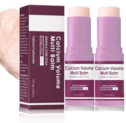 Calcium Multi Balm, anti-âge et raffermissant coréen Skincare Stick, crayon volumisant, soulage les cernes, raffermit la peau, agit contre le vieillissement de la peau, pour les yeux, le cou, le