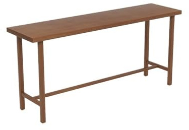 Bartabeller Enkelt barbord i trä med robust ram, rektangulärt bord bänkhöjd for kök, matsal, vardagsrum Bar Bordets Högbord(Små)